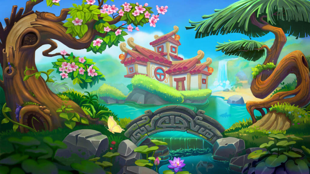 2D art - Magic garden 1