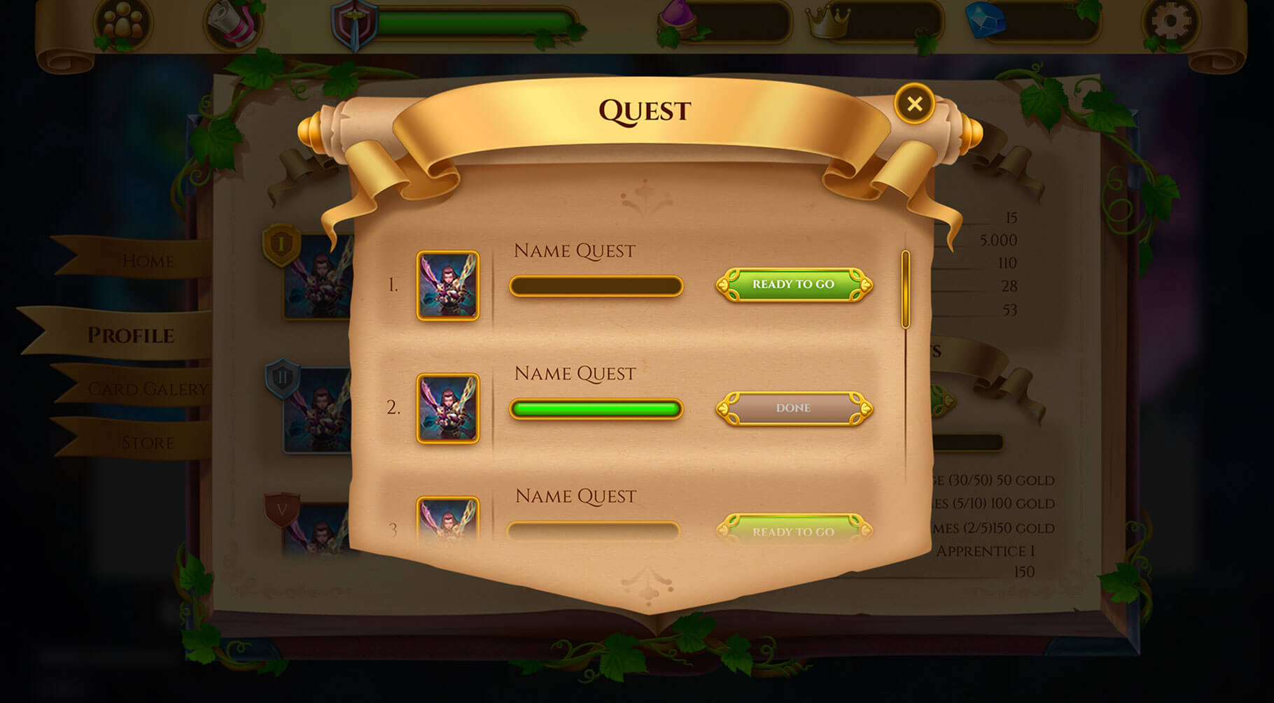 UI/UX – Heroes