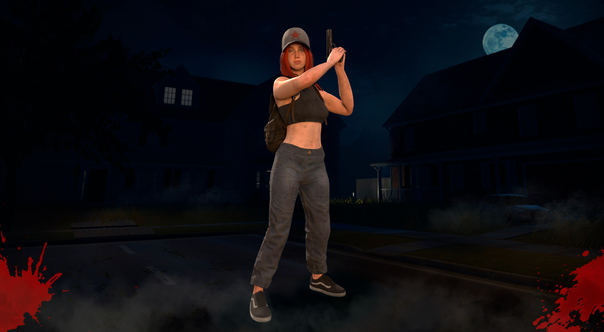 undead blocks girl