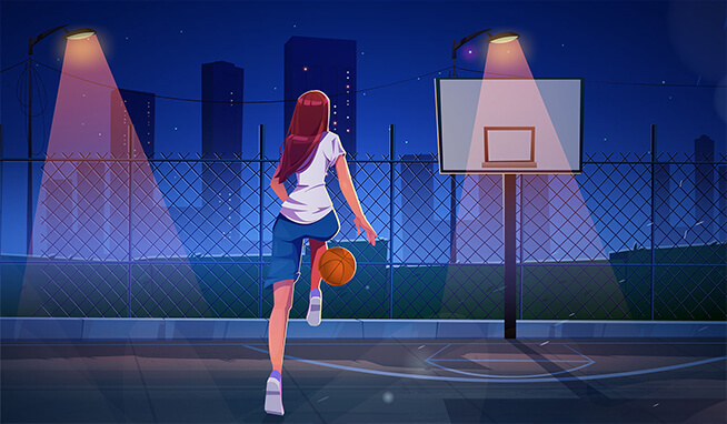 Cel shading in displaying characters