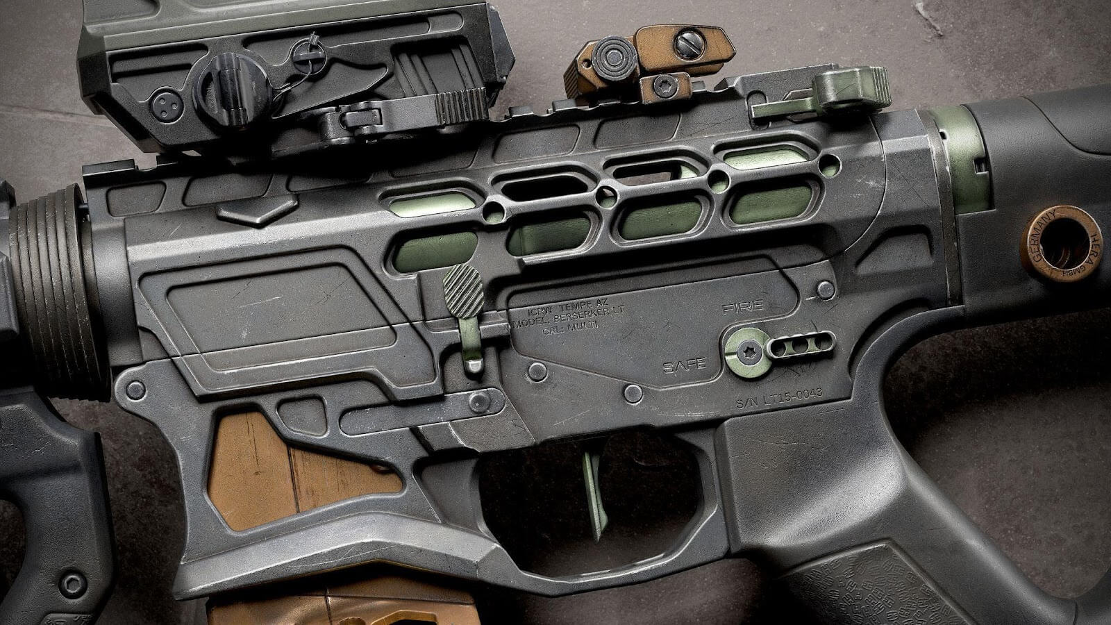 A firearm has a specific magazine loading process