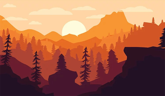 Falt graphics in game