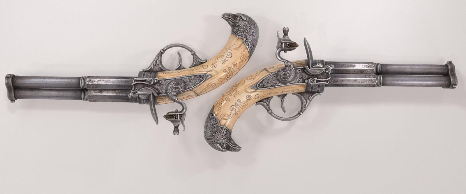 Vintage pistol props