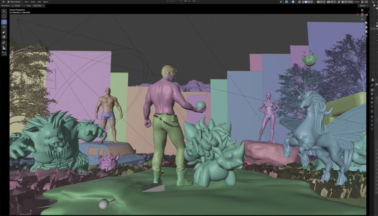 3d modeling characters