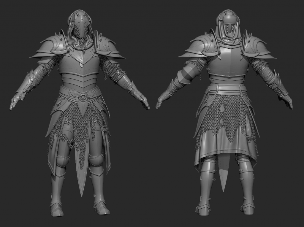 Characters created in Zbrush