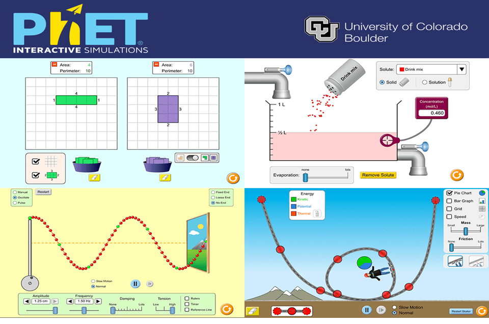 Phet interactive simulations