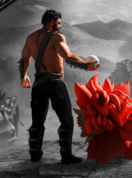 game art character man